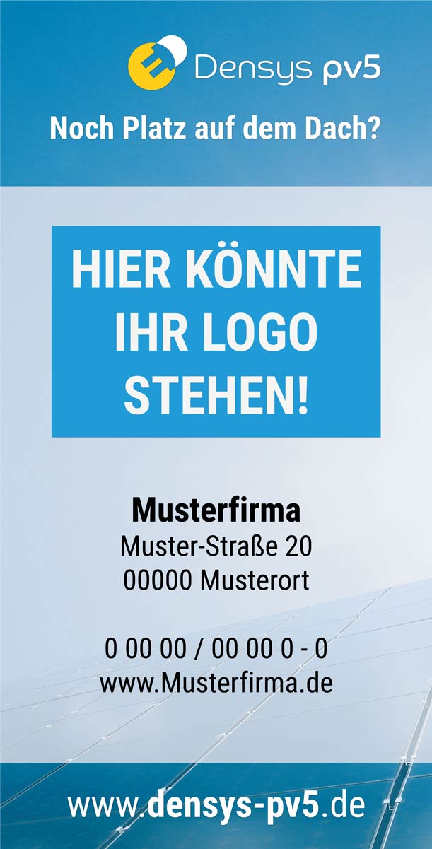 Densys pv5 Gerüstbanner