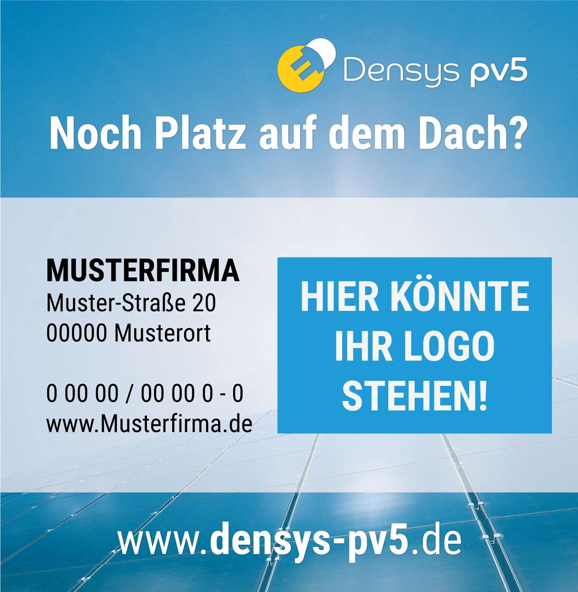 Densys pv5 Gerüstbanner