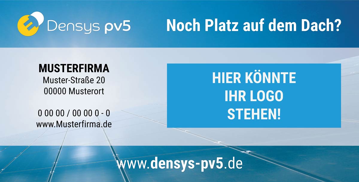 Densys pv5 Gerüstbanner