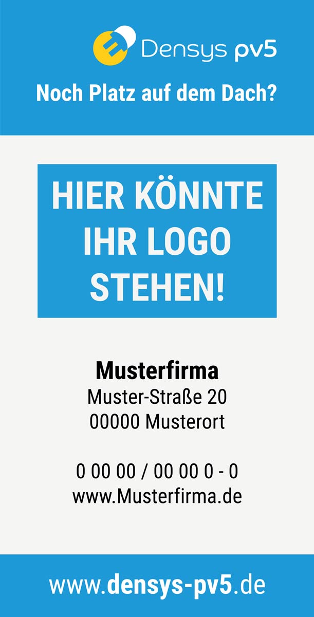 Densys pv5 Gerüstbanner