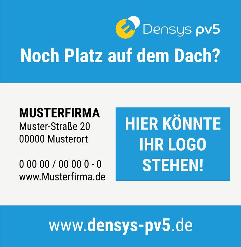 Densys pv5 Gerüstbanner
