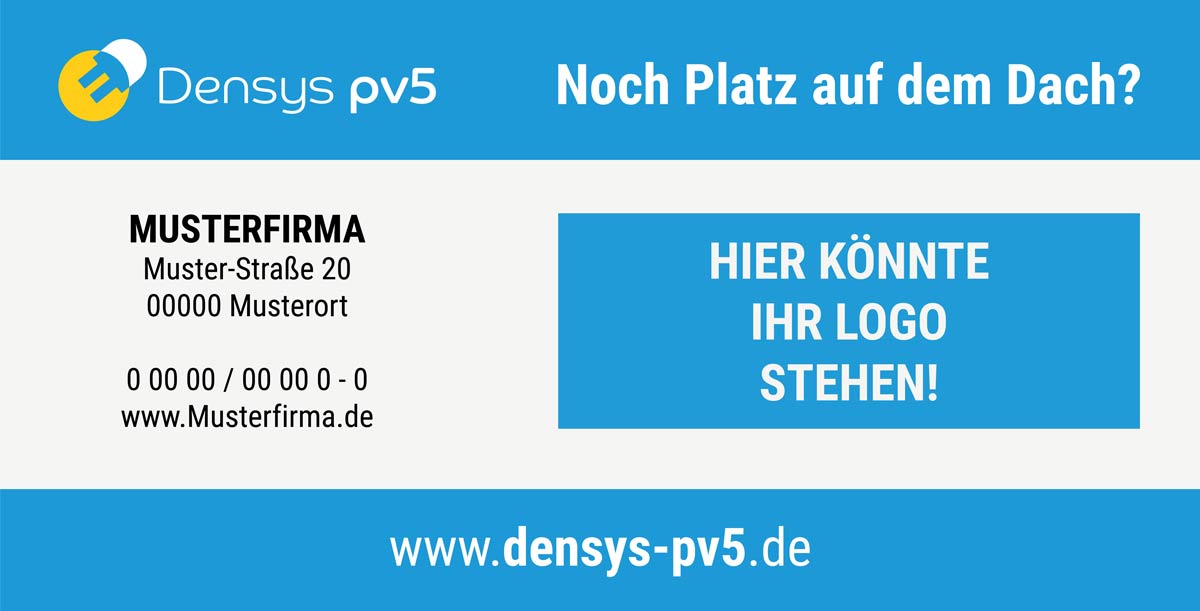 Densys pv5 Gerüstbanner