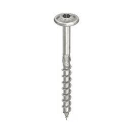 Holzschraube 8x180 Teilgewinde T-Drive T-40 Tellerkopf Edelstahl A2