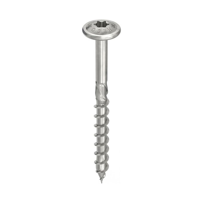 Holzschraube 8x240 Teilgewinde T-Drive T-40 Tellerkopf Edelstahl A2