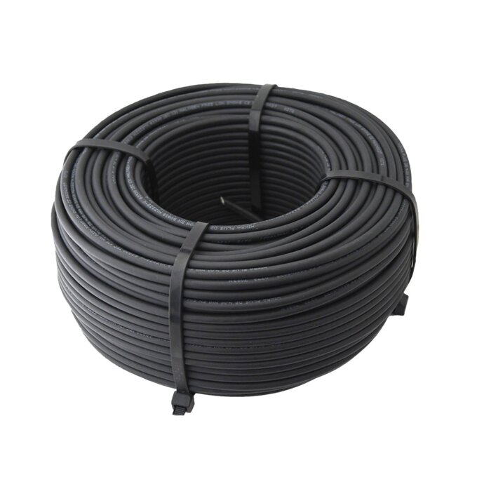 HIS Hikra Sol Kabelring schwarz, 6 mm², 100m Ring, DCA