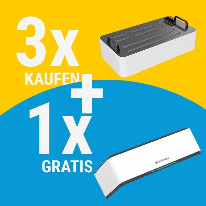 Sungrow Aktionspaket – 3 SBH Batteriemodule – 1 kostenloses SBH Accessory
