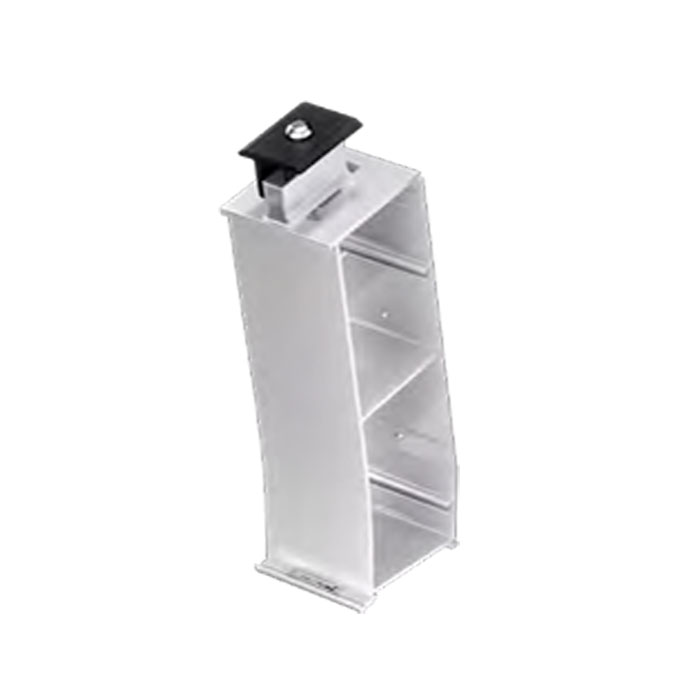 Clenergy PV-ezRack Ascent 1.1, Hintere St&amp;amp;#252;tze 10&amp;amp;#176; mit Modulklemme