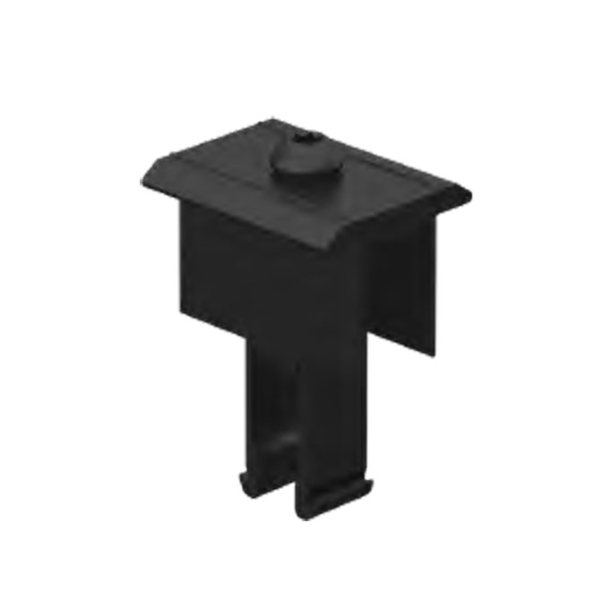 Clenergy PV-ezRack Mittelklemme 28-46 mm, mit M-Modul, Länge 50 mm, schwarz