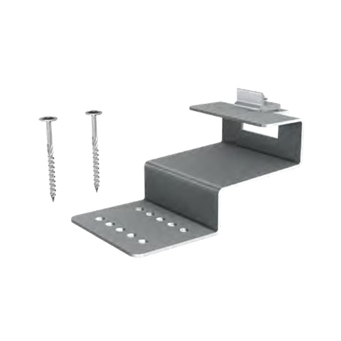 Clenergy PV-ezRack Dachhaken f&amp;#252;r Tegalitziegel H104, mit Toroda Rail Klemme Version 2