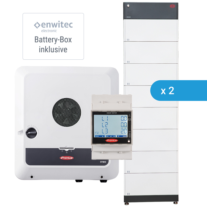 Fronius Symo GEN24 10.0 Plus + 2 x BYD BATTERY-BOX Premium HVM 22.1 (44,16kWh)