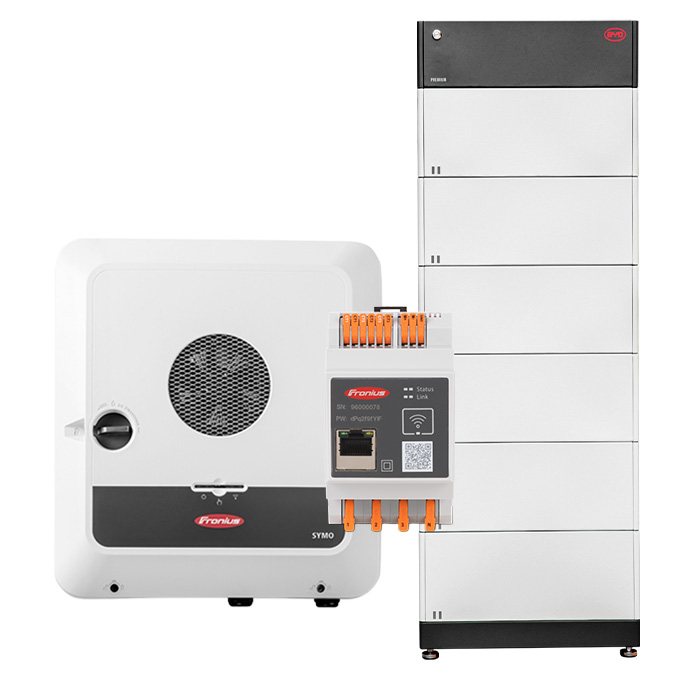 Fronius Symo GEN24 10.0 Plus + BYD BATTERY-BOX HVM+ 16.6 (16,56 kWh)