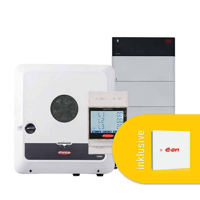 Fronius Symo GEN24 6.0 Plus + BYD BATTERY-BOX Premium HVS 10.2 + E.ON Home