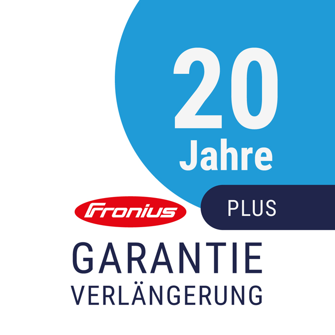 Fronius Garantieverlängerung PLUS, 20 Jahre (K3)