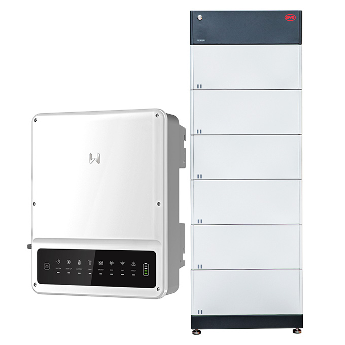 GoodWe GW5000N-EH Plus+ Hybrid + BYD BATTERY-BOX Premium HVM 16.6