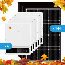 6x GoodWe ET Plus Hybrid GW10KN-ET + 4 Paletten Yingli Panda 3.0 Pro 430 M-RE