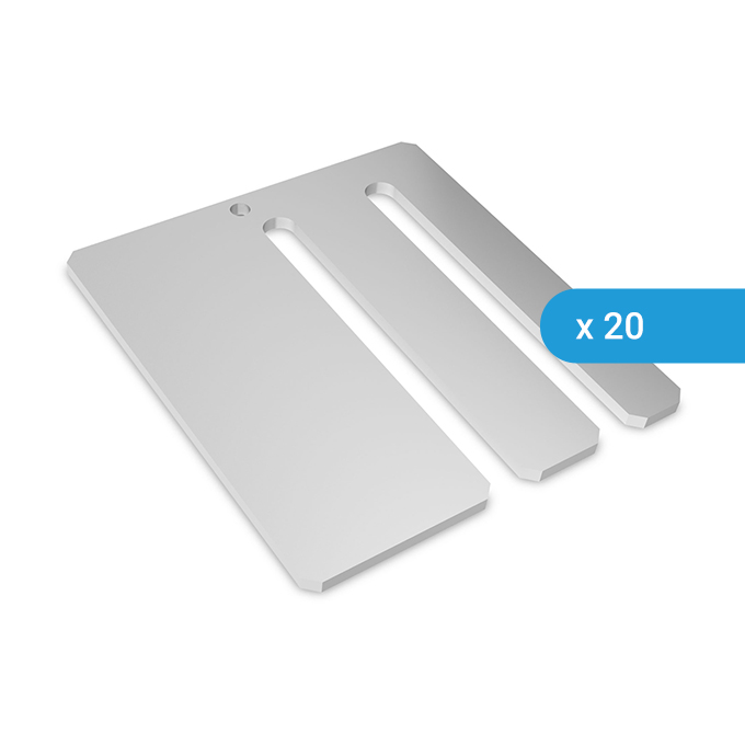 20 x K2 Ausgleichsplatte 4mm