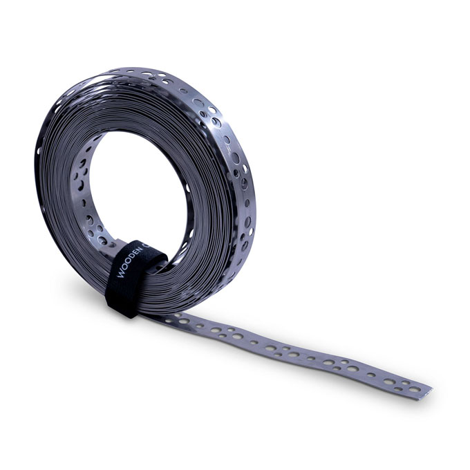 K2 Perforiertes Metallband 20x0,8, Rolle &amp;#224; 10m