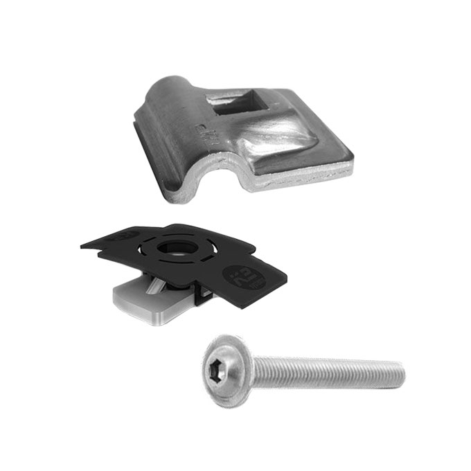 K2 Blitzschutzklemme 8 mm Set