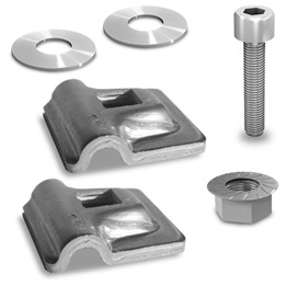 K2 Blitzschutzklemme Multi Alu 8 mm double Set