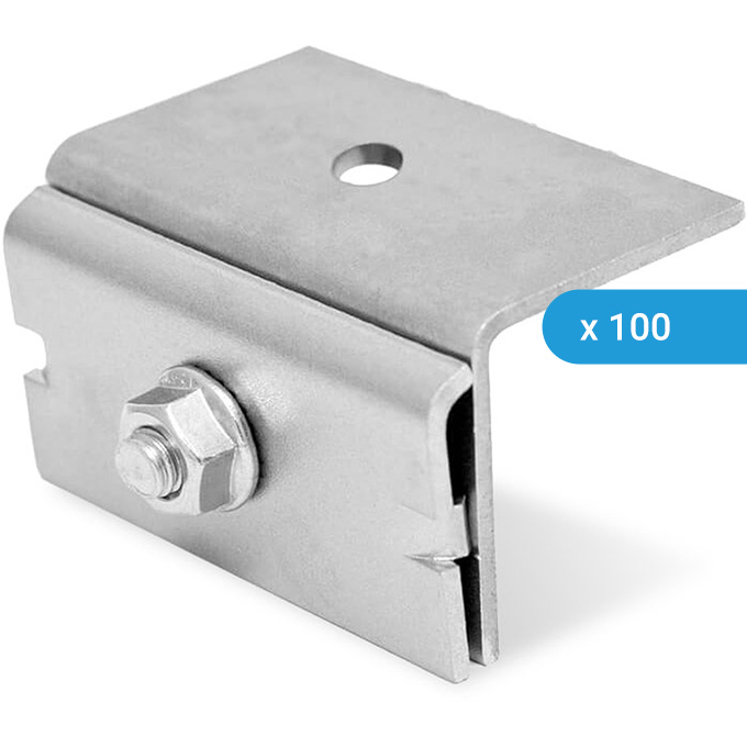 100x K2 Solid Standing SeamClamp
