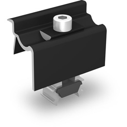 K2 Universal End Clamp OneEnd 30-42mm, schwarz