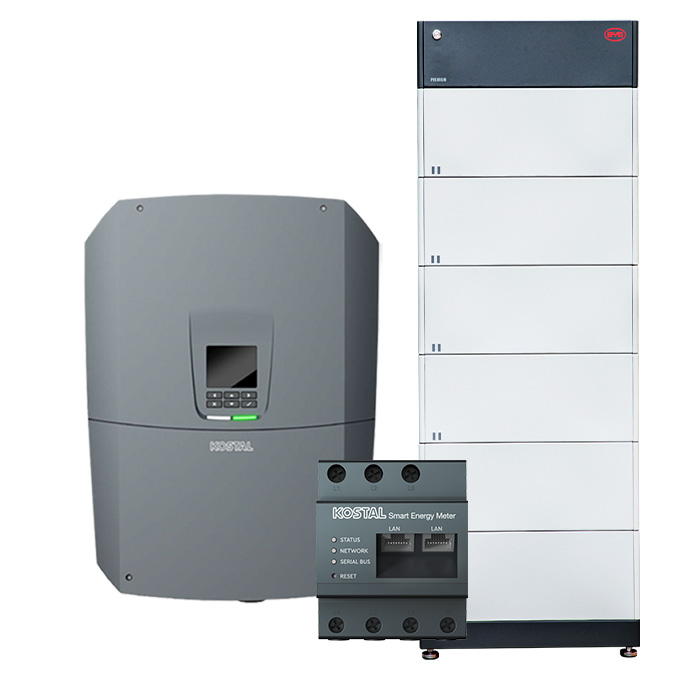 Kostal PLENTICORE MP G3 M 4,6 (5,0-7,0 kW nicht für DE) + BYD HVM+ 16.6 (16,56 kWh)