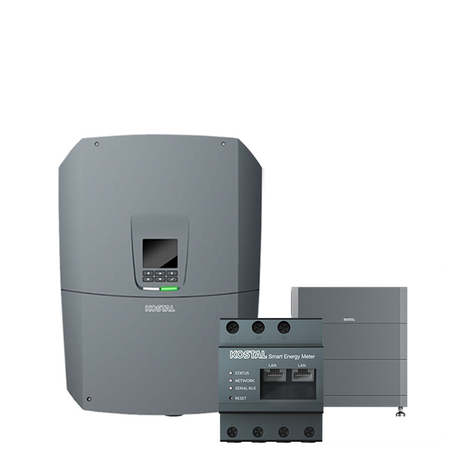 Kostal PLENTICORE MP G3 M 4,6 (5,0-7,0 kW nicht f&amp;#252;r DE) + Kostal Helivor HV 6,4 kWh