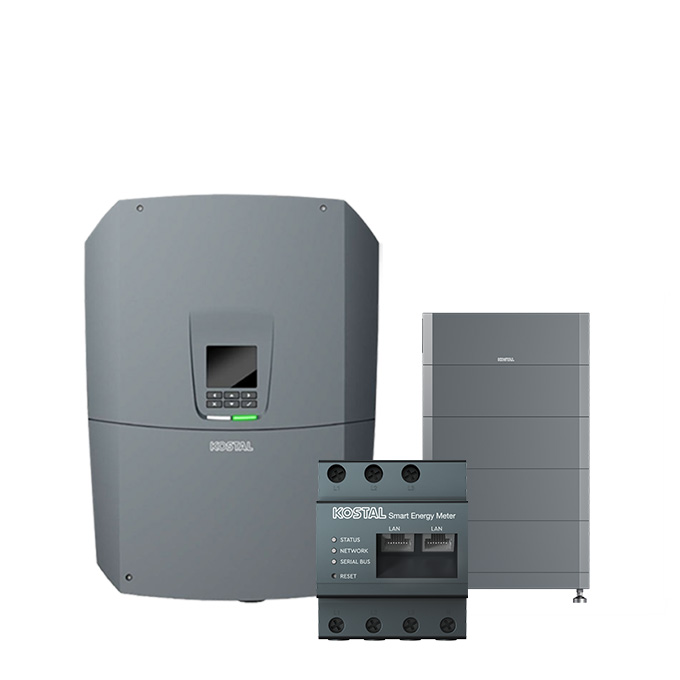 Kostal PLENTICORE MP G3 M 4,6 (5,0-7,0 kW nicht f&amp;#252;r DE) + Kostal Helivor HV 12,8 kWh