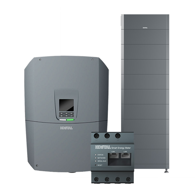 Kostal PLENTICORE MP G3 M 4,6 (5,0-7,0 kW nicht f&amp;#252;r DE) + Kostal Helivor HV 28,8 kWh