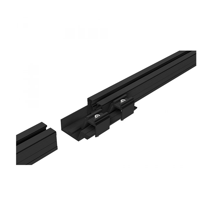 SL Rack Au&#223;enverbinder RAIL, schwarz eloxiert