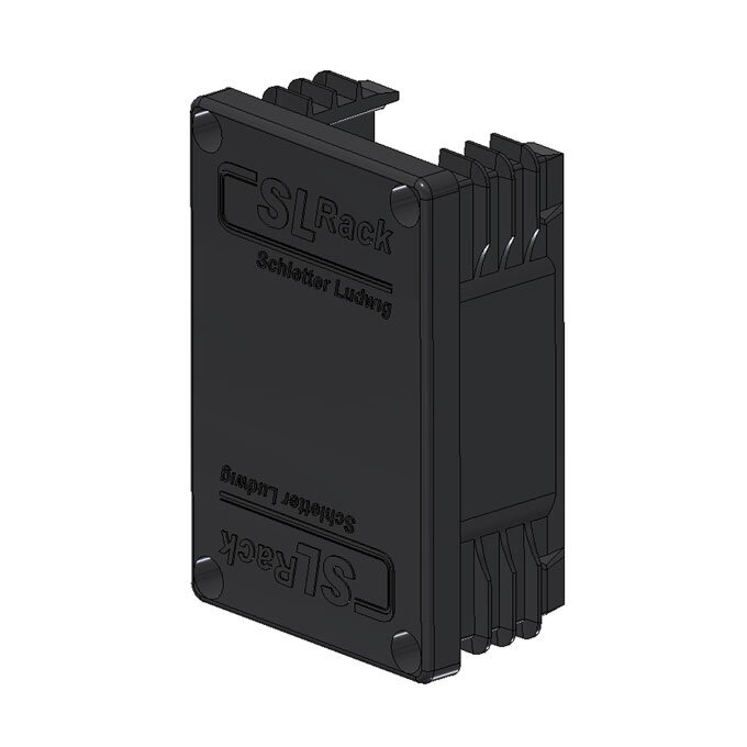 SL Rack Kunststoff-Endkappe RAIL 60, schwarz