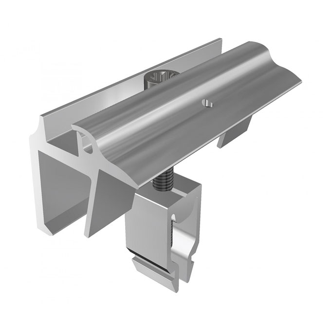 SL Rack Endklemme Vario mit Erdung