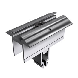 SL Rack Mittelklemme mit Erdung 28 - 45 mm