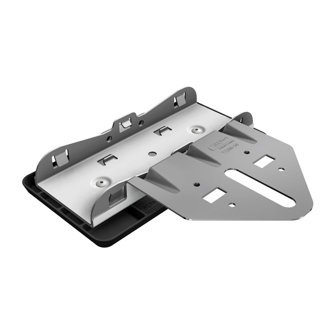 SL Rack Fast Flat - Bodenschuh HDPE mit Langloch