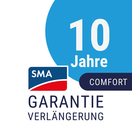 SMA Garantieverlängerung COMFORT bis zu 10 kVA / 10 Jahre Garantie