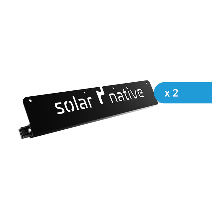 Solarnative PowerStick Balcony 350, 2er Set