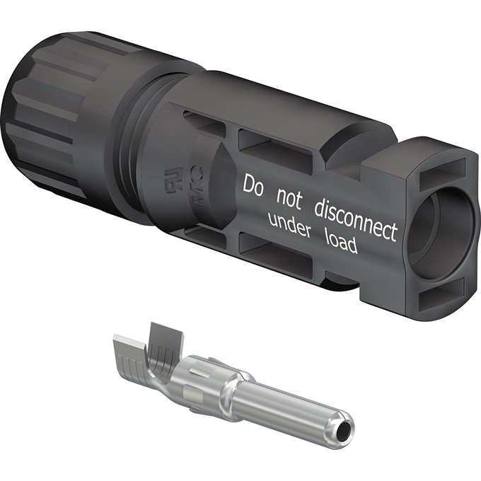 MC4 Stecker  1x4 / 1x6mm&amp;#178;