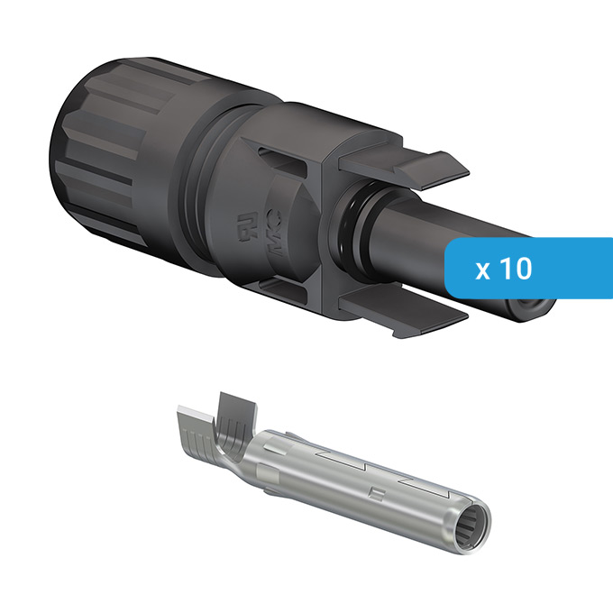 MC4 Buchse 1x4 / 1x6 mm²